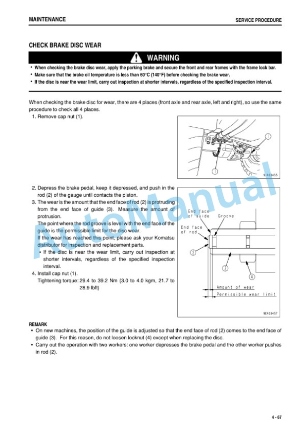 Komatsu WA430-5 Wheel Loader Operation and Maintenance Manual PEN01767-01 5 Komatsu WA430-5 Wheel Loader Operation and Maintenance Manual PEN01767-01-5