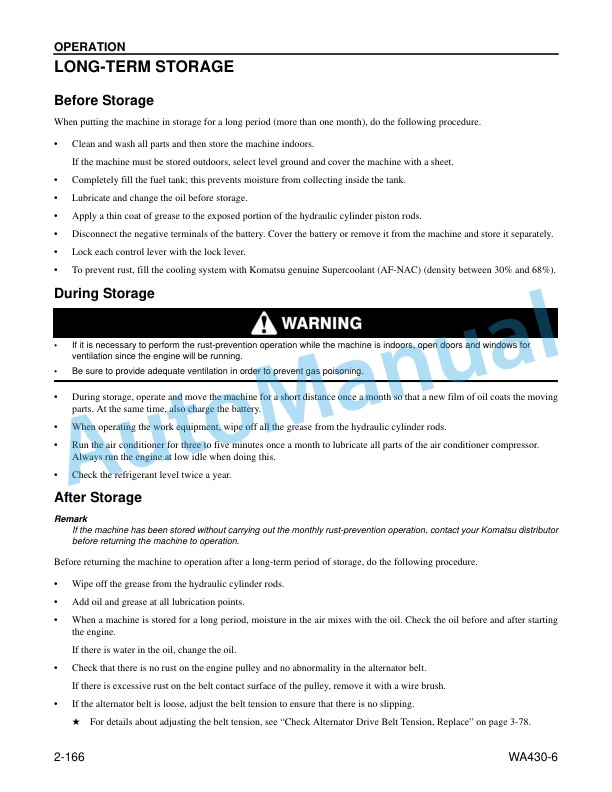 Komatsu WA430-6 Wheel Loader Operation and Maintenance Manual CEAM012704 4 Komatsu WA430-6 Wheel Loader Operation and Maintenance Manual CEAM012704 - Image 4