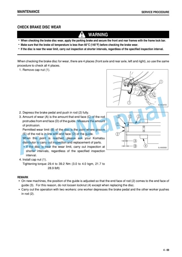 Komatsu WA430-6 Wheel Loader Operation and Maintenance Manual PEN00402-01 5 Komatsu WA430-6 Wheel Loader Operation and Maintenance Manual PEN00402-01 - Image 5