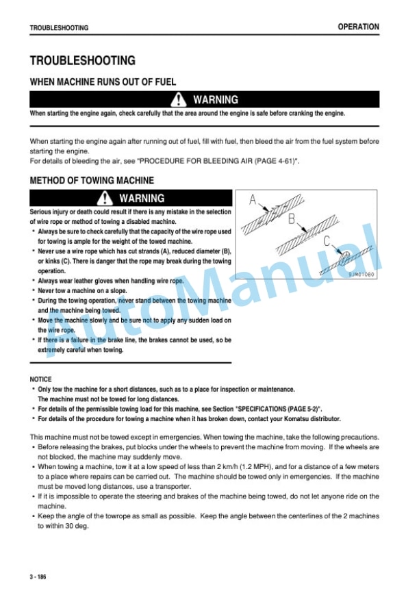 Komatsu WA430-6 Wheel Loader Operation and Maintenance Manual PEN00516-09 4 Komatsu WA430-6 Wheel Loader Operation and Maintenance Manual PEN00516-09 - Image 4