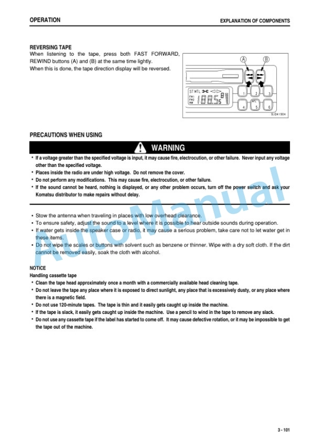 Komatsu WA430-6 Wheel Loader Operation and Maintenance Manual PEN01020-03 3 Komatsu WA430-6 Wheel Loader Operation and Maintenance Manual PEN01020-03 - Image 3