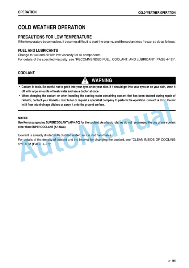 Komatsu WA430-6 Wheel Loader Operation and Maintenance Manual PEN01020-03 4 Komatsu WA430-6 Wheel Loader Operation and Maintenance Manual PEN01020-03 - Image 4