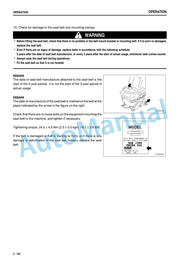 Komatsu WA430-6 Wheel Loader Operation and Maintenance Manual PEN01868-00 3 Komatsu WA430-6 Wheel Loader Operation and Maintenance Manual PEN01868-00-3