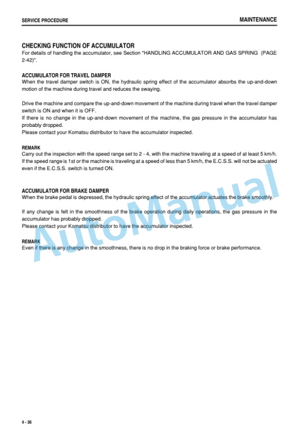 Komatsu WA430-6 Wheel Loader Operation and Maintenance Manual TEN00121-05 5 Komatsu WA430-6 Wheel Loader Operation and Maintenance Manual TEN00121-05 - Image 5