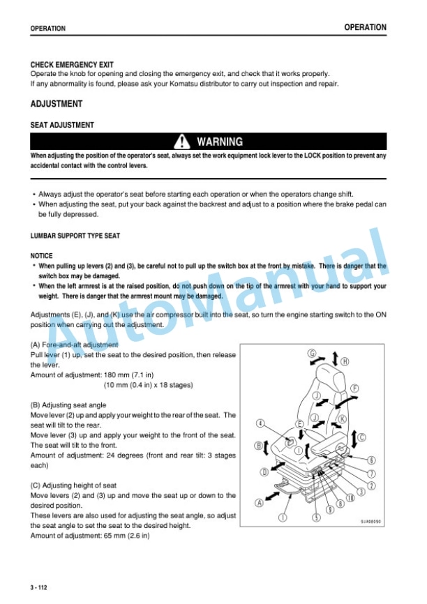 Komatsu WA430-6 Wheel Loader Operation and Maintenance Manual TEN00318-03 3 Komatsu WA430-6 Wheel Loader Operation and Maintenance Manual TEN00318-03 - Image 3