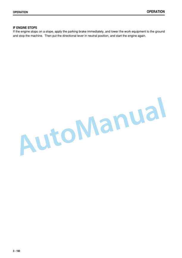 Komatsu WA430-6 Wheel Loader Operation and Maintenance Manual TEN00489-04 4 Komatsu WA430-6 Wheel Loader Operation and Maintenance Manual TEN00489-04 - Image 4