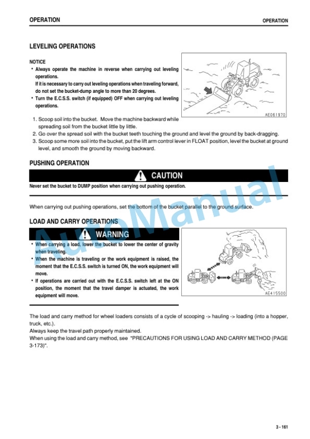 Komatsu WA430-6 Wheel Loader Operation and Maintenance Manual TEN00489-09 4 Komatsu WA430-6 Wheel Loader Operation and Maintenance Manual TEN00489-09 - Image 4