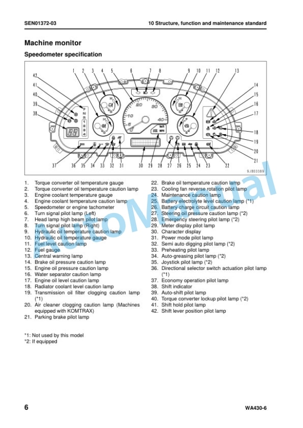 Alternative view of Komatsu WA430-6 Wheel Loader Shop Manual SEN00823-16