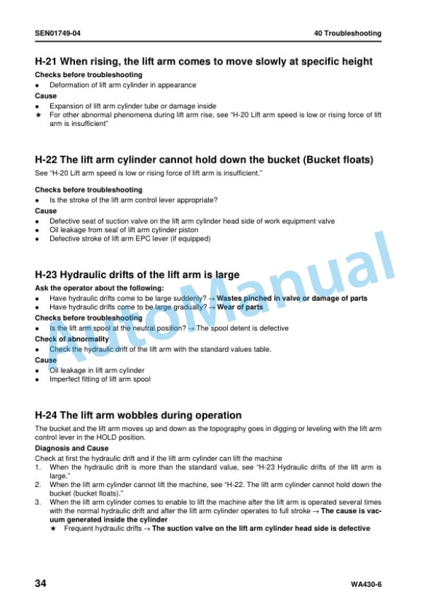 Komatsu WA430-6 Wheel Loader Shop Manual SEN00823-21 5 Komatsu WA430-6 Wheel Loader Shop Manual SEN00823-21 - Image 5