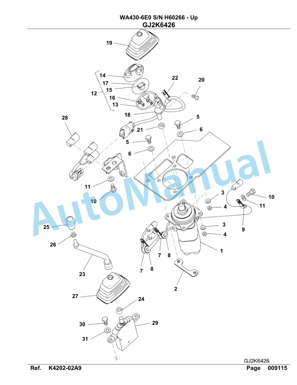 Komatsu WA430-6E0 Parts Manual H60266-up 4 Komatsu WA430-6E0 Parts Manual H60266-up-4