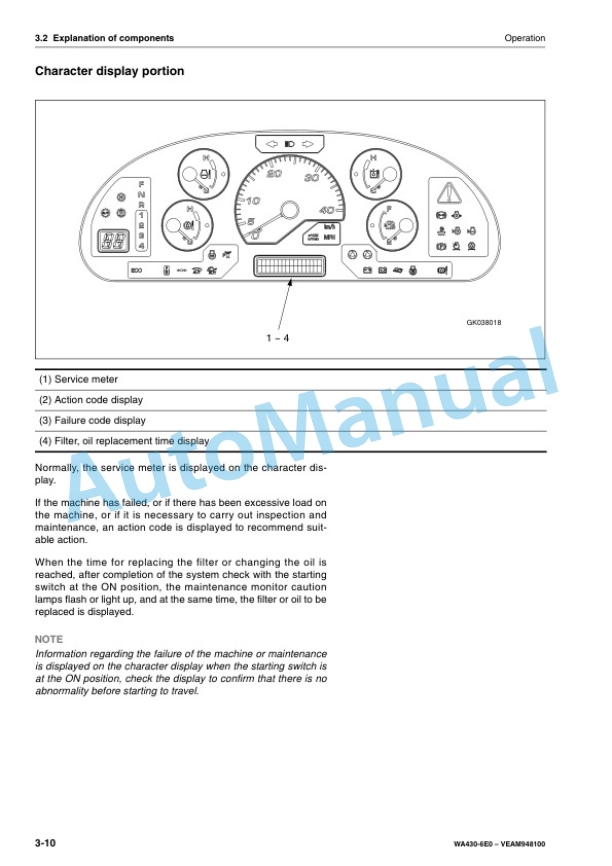 Komatsu WA430-6E0 Wheel Loader Operation and Maintenance Manual VEAM948100 2 Komatsu WA430-6E0 Wheel Loader Operation and Maintenance Manual VEAM948100 - Image 2