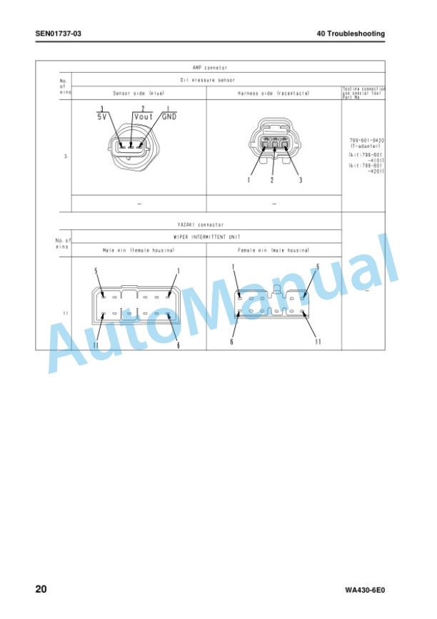 Komatsu WA430-6E0 Wheel Loader Shop Manual VEBM948102 3 Komatsu WA430-6E0 Wheel Loader Shop Manual VEBM948102 - Image 3