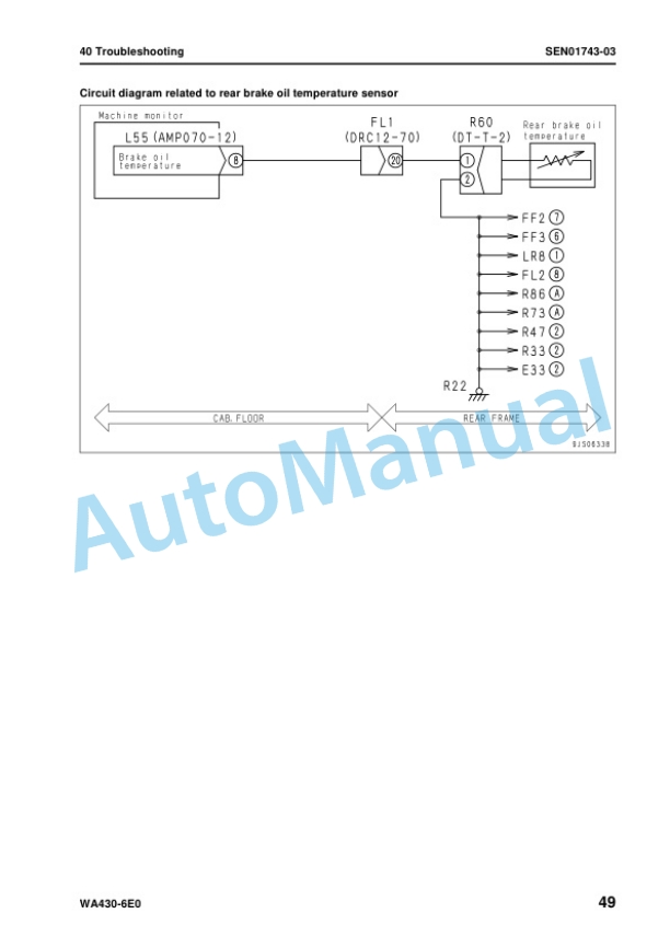 Komatsu WA430-6E0 Wheel Loader Shop Manual VEBM948102 4 Komatsu WA430-6E0 Wheel Loader Shop Manual VEBM948102 - Image 4