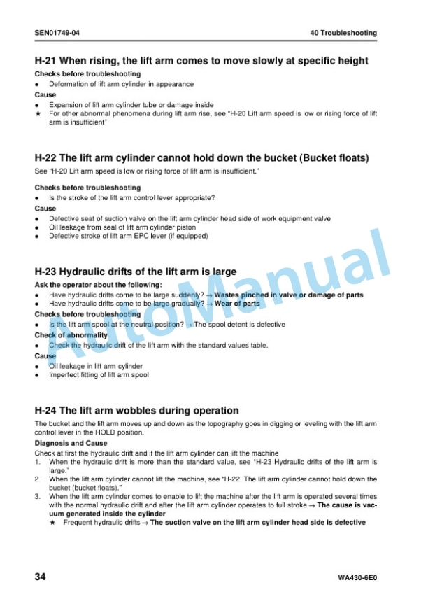 Komatsu WA430-6E0 Wheel Loader Shop Manual VEBM948102 5 Komatsu WA430-6E0 Wheel Loader Shop Manual VEBM948102 - Image 5