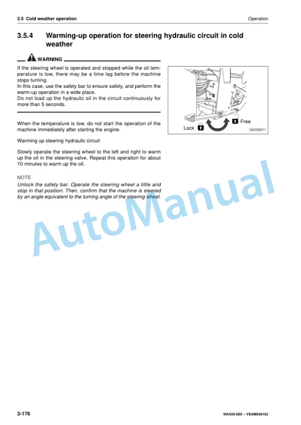 Komatsu WA430-6H0 Wheel Loader Operation and Maintenance Manual VEAM948102 4 Komatsu WA430-6H0 Wheel Loader Operation and Maintenance Manual VEAM948102 - Image 4