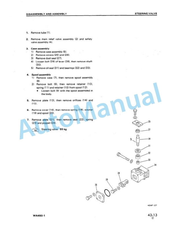 Komatsu WA450-1 Shop Manual SEBMA4210108 3 Komatsu WA450-1 Shop Manual SEBMA4210108 - Image 3