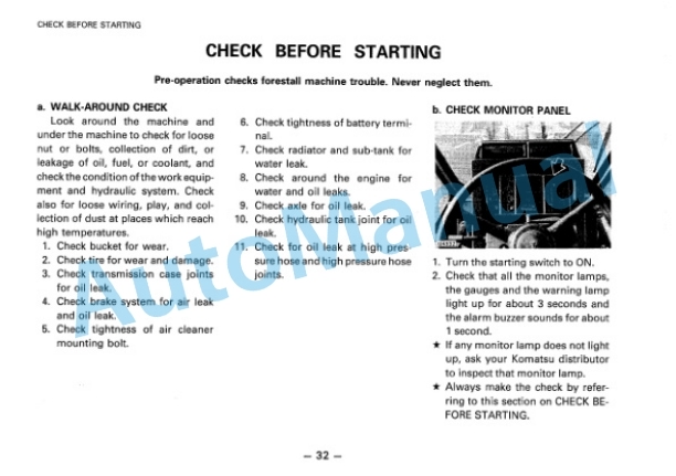Komatsu WA450-1, WA470-1 Wheel Loader Operation and Maintenance Manual SEAM04210104 2 Komatsu WA450-1, WA470-1 Wheel Loader Operation and Maintenance Manual SEAM04210104 - Image 2
