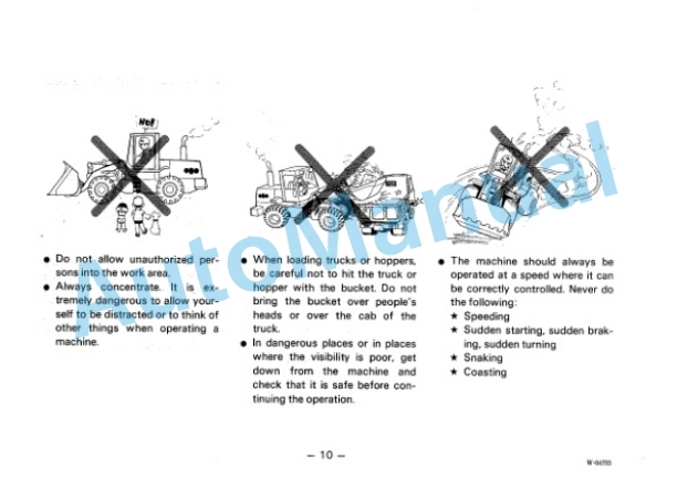 Komatsu WA450-1, WA470-1 Wheel Loader Operation and Maintenance Manual SEAM04210104 5 Komatsu WA450-1, WA470-1 Wheel Loader Operation and Maintenance Manual SEAM04210104 - Image 5
