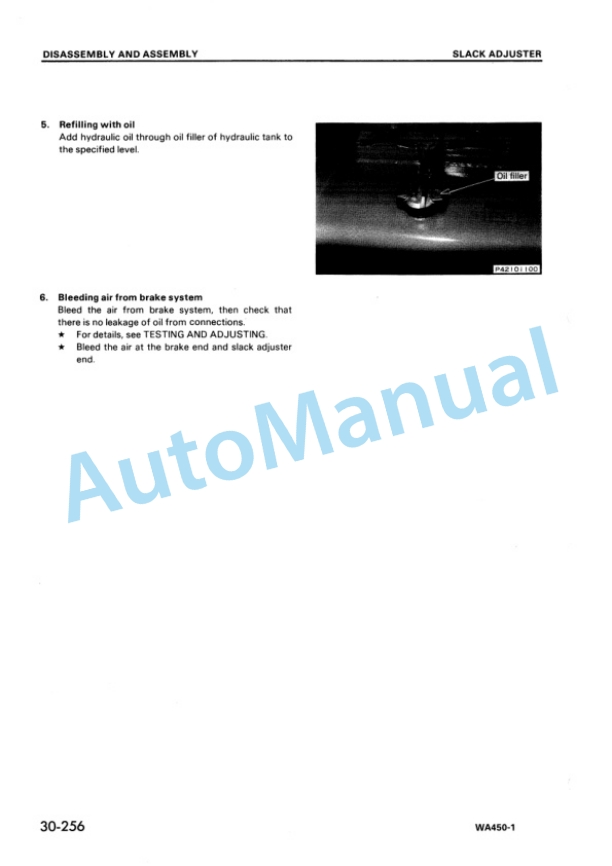 Komatsu WA450-1 Wheel Loader Shop Manual SEBM001700 5 Komatsu WA450-1 Wheel Loader Shop Manual SEBM001700 - Image 5