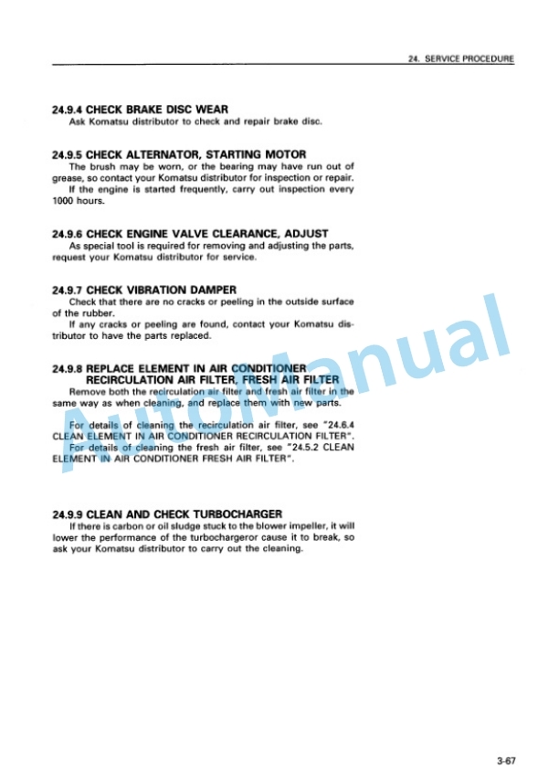 Komatsu WA450-3 Avance Wheel Loader Operation and Maintenance Manual PEN01185-00 5 Komatsu WA450-3 Avance Wheel Loader Operation and Maintenance Manual PEN01185-00 - Image 5