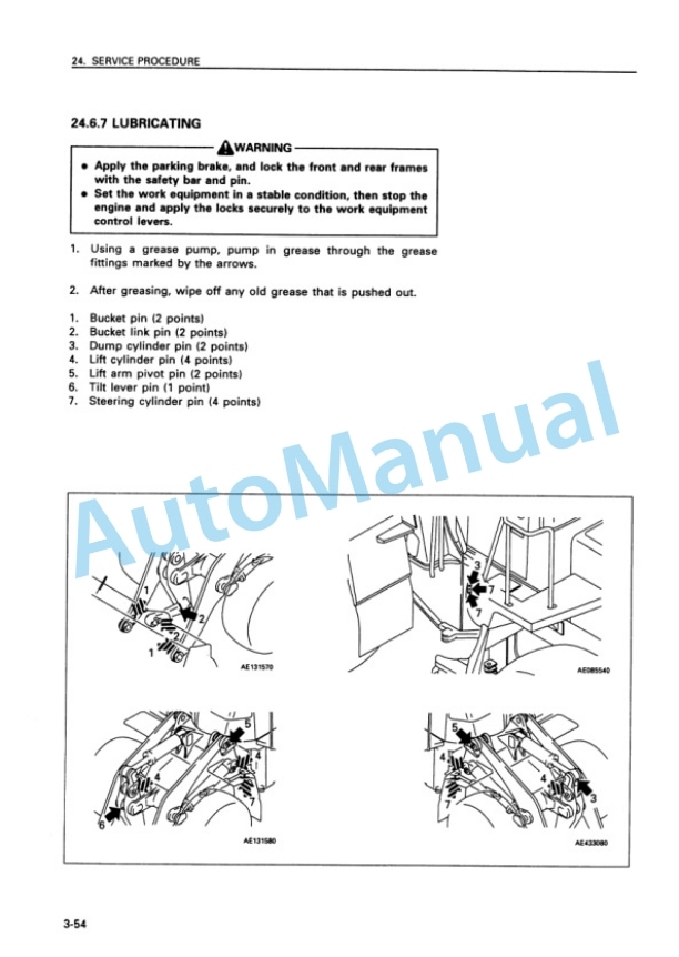 Komatsu WA450-3 Avance Wheel Loader Operation and Maintenance Manual SEAM031900 5 Komatsu WA450-3 Avance Wheel Loader Operation and Maintenance Manual SEAM031900 - Image 5
