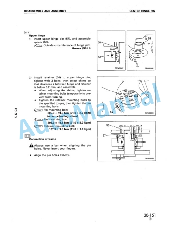 Komatsu WA450-3 Wheel Loader Shop Manual CEBM000401 5 Komatsu WA450-3 Wheel Loader Shop Manual CEBM000401 - Image 5