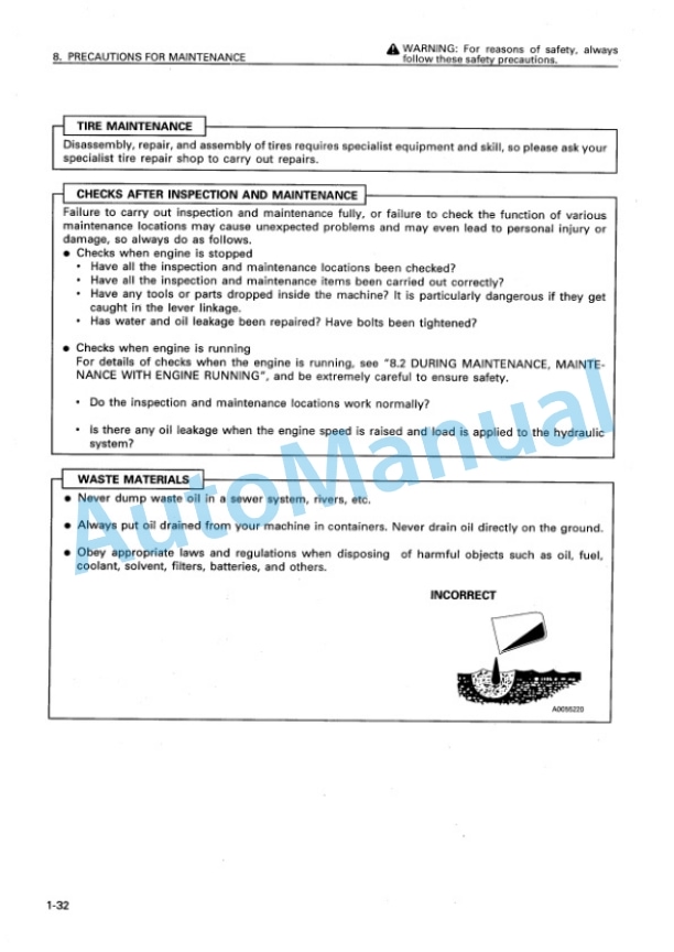 Komatsu WA450-3LL Avance Log Loader Operation and Maintenance Manual SEAM014600 2 Komatsu WA450-3LL Avance Log Loader Operation and Maintenance Manual SEAM014600 - Image 2