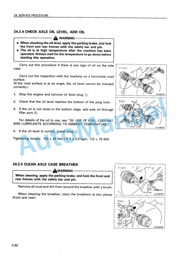 Komatsu WA450-3LL Avance Log Loader Operation and Maintenance Manual SEAM014600 5 Komatsu WA450-3LL Avance Log Loader Operation and Maintenance Manual SEAM014600 - Image 5