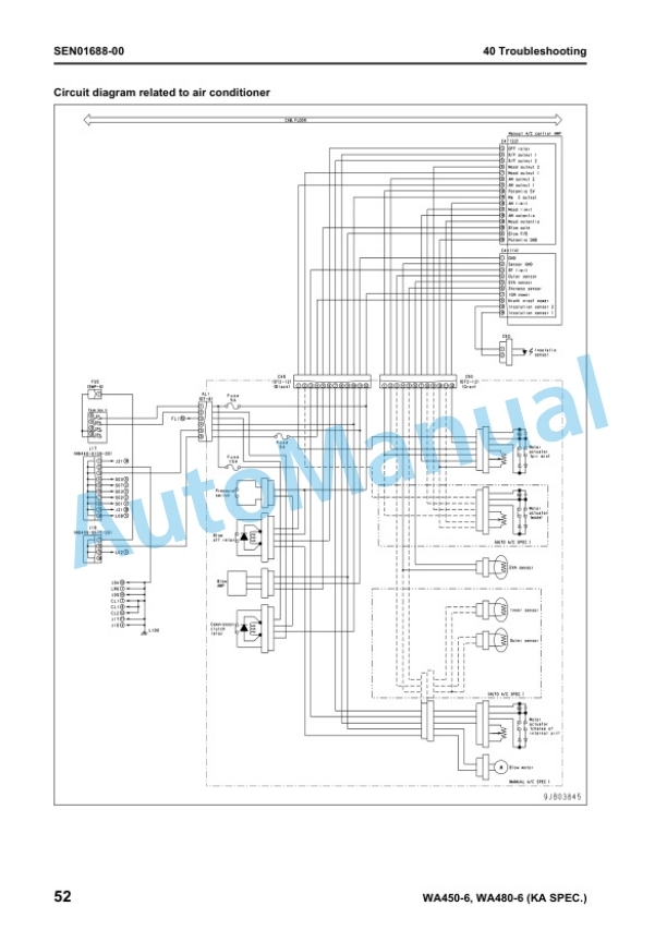 Komatsu WA450-6, WA480-6 Galeo Wheel Loader Shop Manual SEN00809-04 5 Komatsu WA450-6, WA480-6 Galeo Wheel Loader Shop Manual SEN00809-04 - Image 5