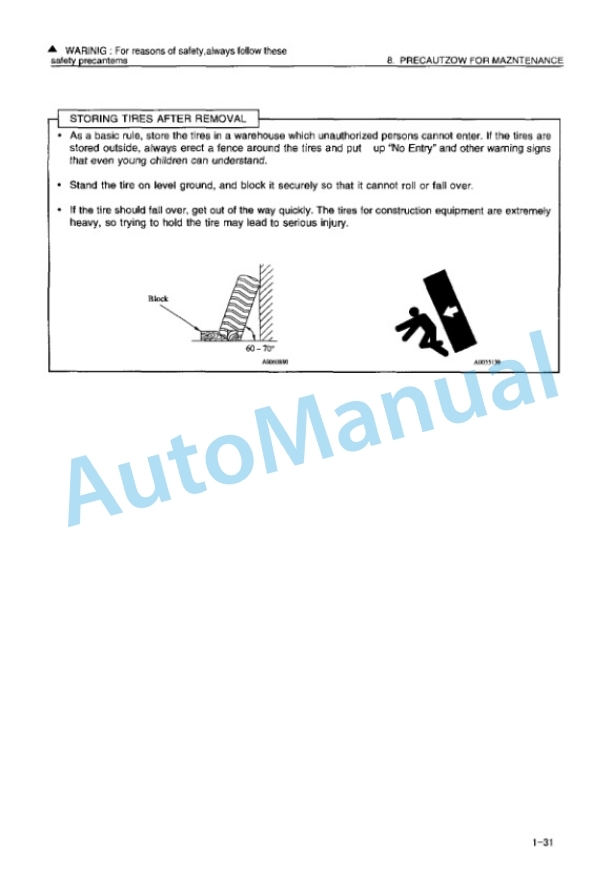 Komatsu WA470-3 Avance Wheel Loader Operation and Maintenance Manual OMEW4700M0 2 Komatsu WA470-3 Avance Wheel Loader Operation and Maintenance Manual OMEW4700M0 - Image 2