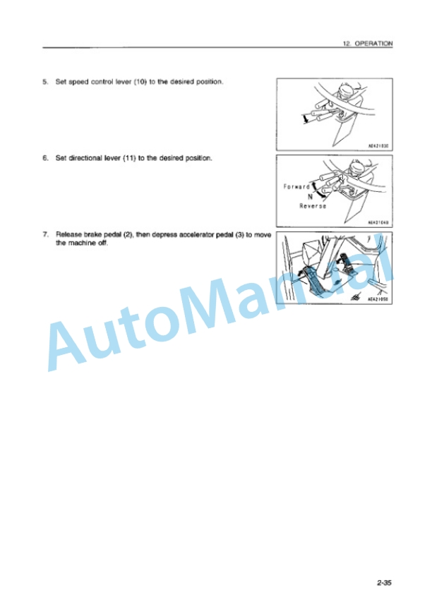 Komatsu WA470-3 Avance Wheel Loader Operation and Maintenance Manual OMEW4700M0 3 Komatsu WA470-3 Avance Wheel Loader Operation and Maintenance Manual OMEW4700M0 - Image 3