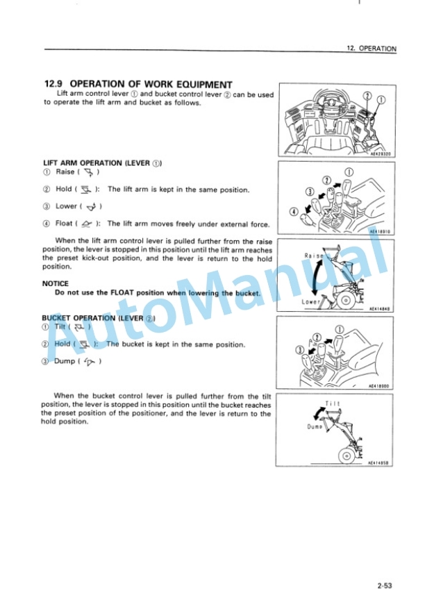 Komatsu WA470-3 Avance Wheel Loader Operation and Maintenance Manual PEN00265-00 3 Komatsu WA470-3 Avance Wheel Loader Operation and Maintenance Manual PEN00265-00 - Image 3