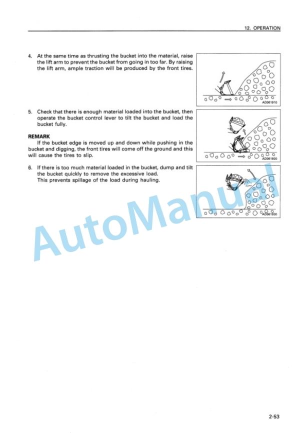Komatsu WA470-3 Avance Wheel Loader Operation and Maintenance Manual SEAM008401 3 Komatsu WA470-3 Avance Wheel Loader Operation and Maintenance Manual SEAM008401 - Image 3