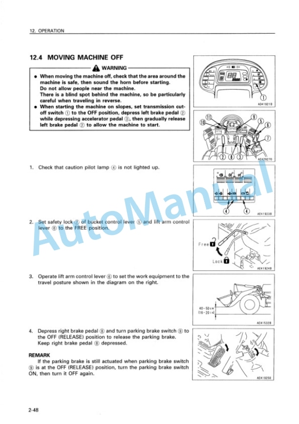 Komatsu WA470-3 Avance Wheel Loader Operation and Maintenance Manual SEAM008403 3 Komatsu WA470-3 Avance Wheel Loader Operation and Maintenance Manual SEAM008403 - Image 3