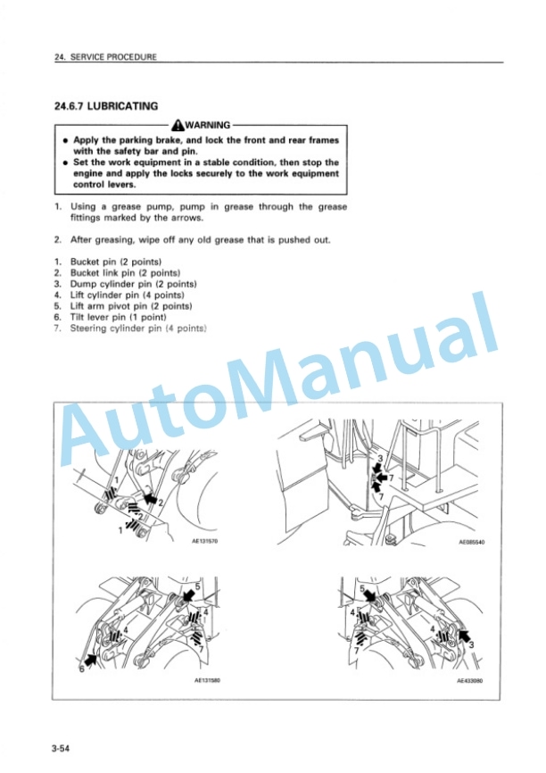 Komatsu WA470-3 Avance Wheel Loader Operation and Maintenance Manual SEAM008403 5 Komatsu WA470-3 Avance Wheel Loader Operation and Maintenance Manual SEAM008403 - Image 5