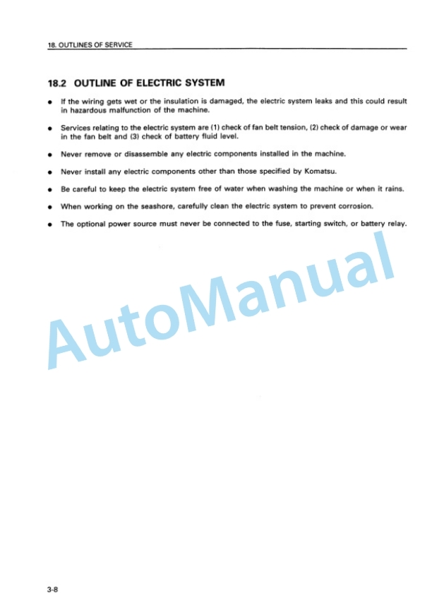 Komatsu WA470-3 Avance Wheel Loader Operation and Maintenance Manual TEN00262-00 4 Komatsu WA470-3 Avance Wheel Loader Operation and Maintenance Manual TEN00262-00 - Image 4