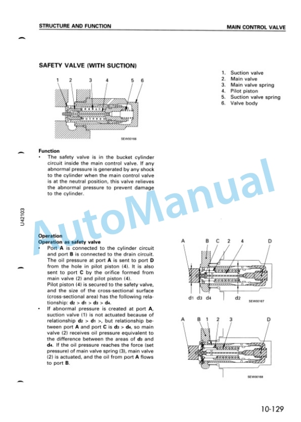 Alternative view of Komatsu WA470-3 Avance Wheel Loader Shop Manual SEBM006307