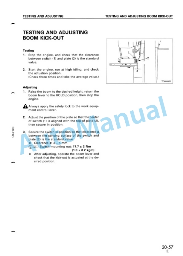 Komatsu WA470-3 Avance Wheel Loader Shop Manual SEBM006307 3 Komatsu WA470-3 Avance Wheel Loader Shop Manual SEBM006307 - Image 3