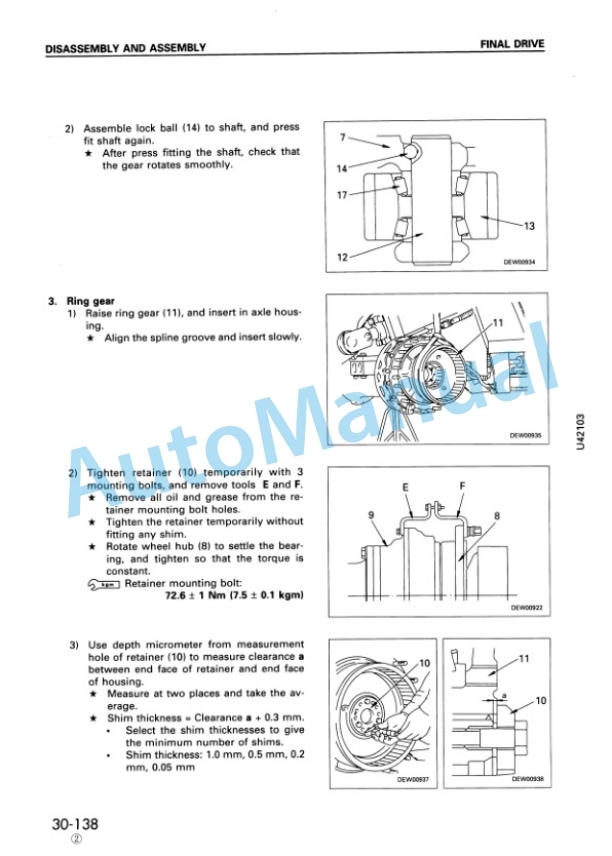 Komatsu WA470-3 Avance Wheel Loader Shop Manual SEBM006307 5 Komatsu WA470-3 Avance Wheel Loader Shop Manual SEBM006307 - Image 5