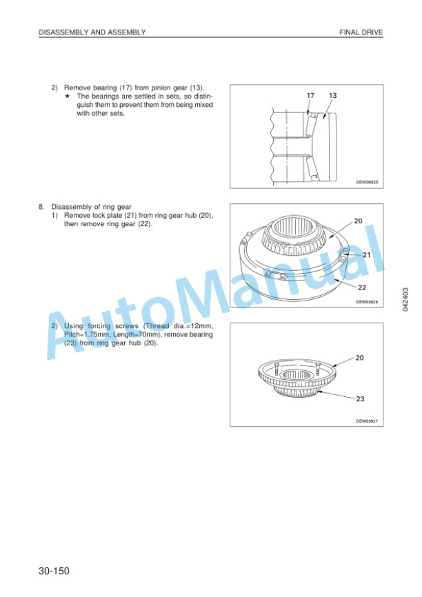 Komatsu WA470-3 Wheel Loader Shop Manual VEBM480104 5 Komatsu WA470-3 Wheel Loader Shop Manual VEBM480104 - Image 5