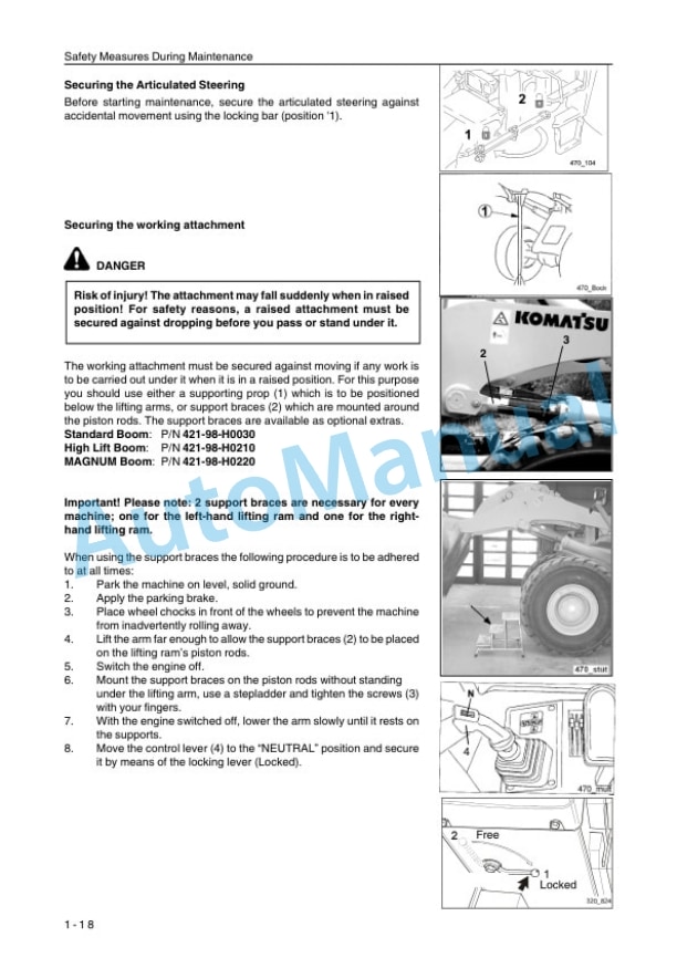 Komatsu WA470-3H Wheel Loader Operation and Maintenance Manual VEAM480200 2 Komatsu WA470-3H Wheel Loader Operation and Maintenance Manual VEAM480200 - Image 2