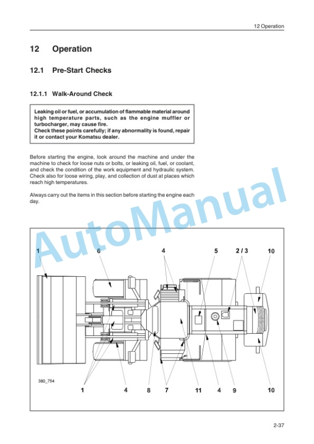 Komatsu WA470-3H Wheel Loader Operation and Maintenance Manual VEAM480400 3 Komatsu WA470-3H Wheel Loader Operation and Maintenance Manual VEAM480400 - Image 3