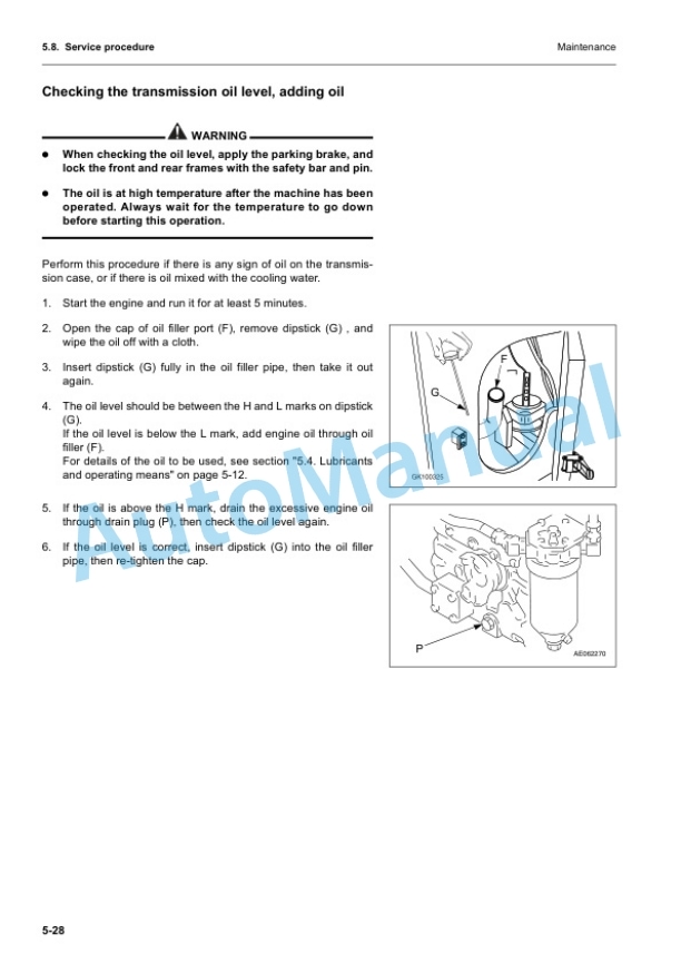 Komatsu WA470-3H Wheel Loader Operation and Maintenance Manual VEAM480600 5 Komatsu WA470-3H Wheel Loader Operation and Maintenance Manual VEAM480600 - Image 5