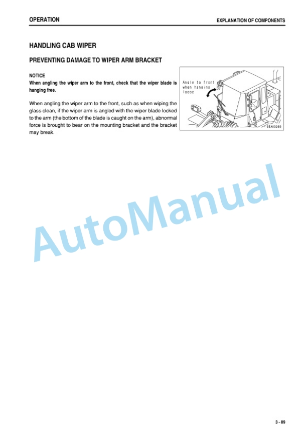 Komatsu WA470-5 Galeo Wheel Loader Operation and Maintenance Manual SEAM041103P 3 Komatsu WA470-5 Galeo Wheel Loader Operation and Maintenance Manual SEAM041103P - Image 3