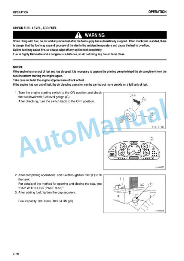 Komatsu WA470-5 Wheel Loader Operation and Maintenance Manual PEN00086-09 3 Komatsu WA470-5 Wheel Loader Operation and Maintenance Manual PEN00086-09 - Image 3