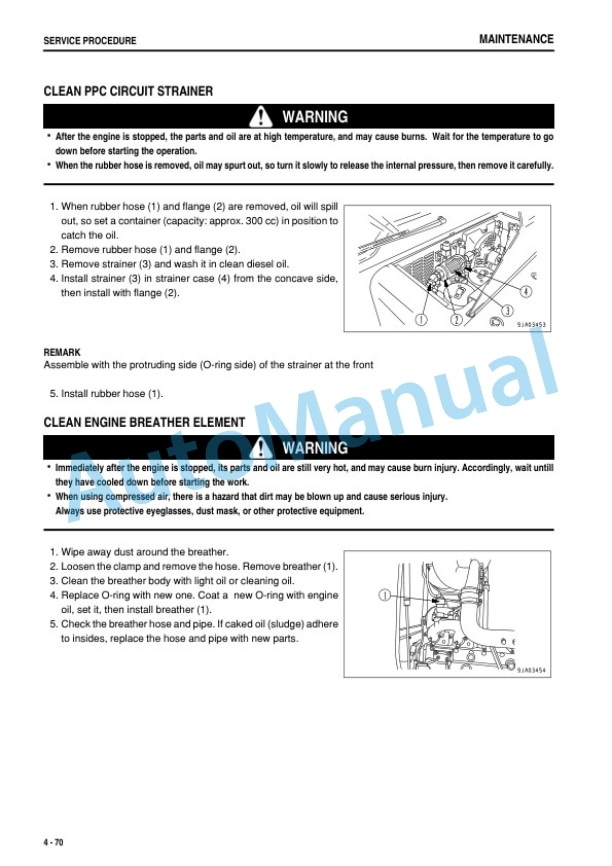 Komatsu WA470-5 Wheel Loader Operation and Maintenance Manual PEN00086-10 5 Komatsu WA470-5 Wheel Loader Operation and Maintenance Manual PEN00086-10 - Image 5