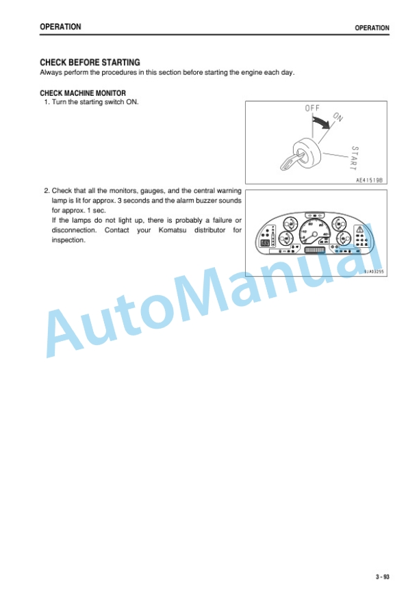 Komatsu WA470-5 Wheel Loader Operation and Maintenance Manual TEN00091-07 3 Komatsu WA470-5 Wheel Loader Operation and Maintenance Manual TEN00091-07 - Image 3