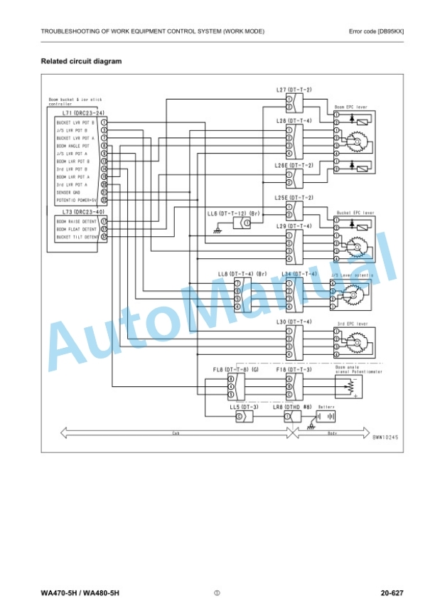 Komatsu WA470-5H, WA480-5H Part I Wheel Loader Shop Manual VEBM180101 4 Komatsu WA470-5H, WA480-5H Part I Wheel Loader Shop Manual VEBM180101 - Image 4