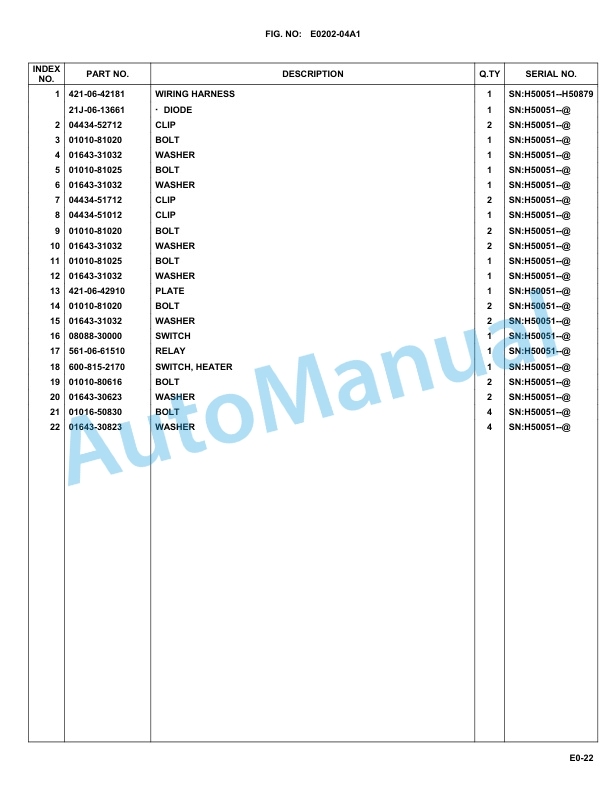Komatsu WA470-6 Parts Manual WA470_6B 2 Komatsu WA470-6 Parts Manual WA470_6B-2
