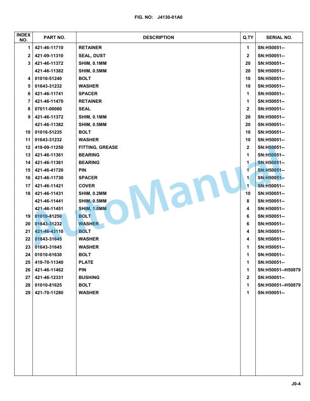 Komatsu WA470-6 Parts Manual WA470_6B 3 Komatsu WA470-6 Parts Manual WA470_6B-3